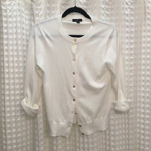 Jcrew white cardigan